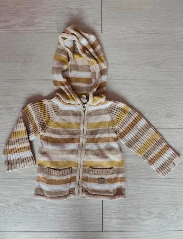 Gilet de malha listrado 🧸 Tamanho 24 meses 🧸 Pick Ouick – photo 2